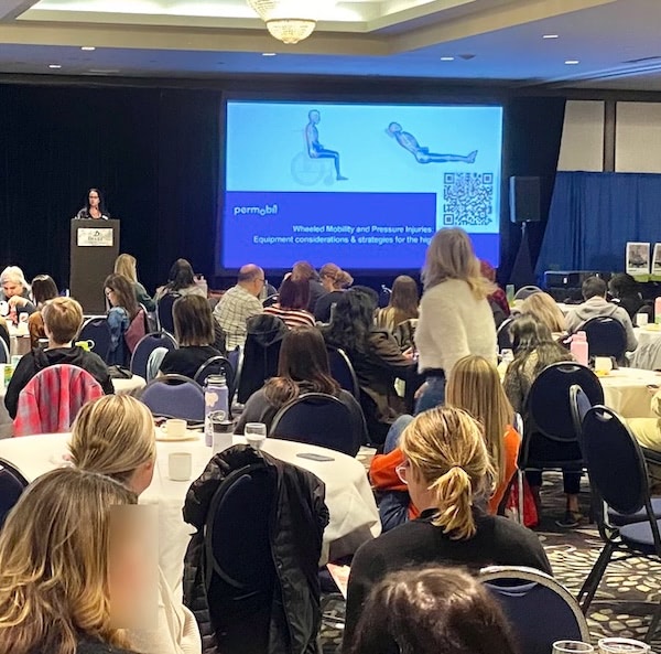 senior couple by stairlift